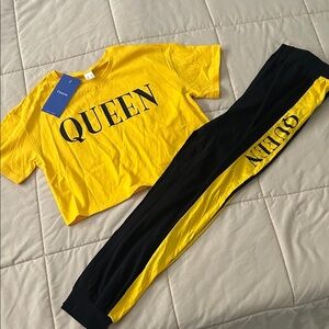 Queen Girl’s Matching Jogger Set